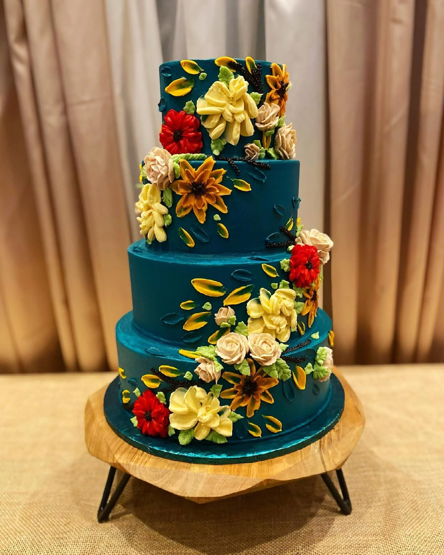 Palette Knife Buttercream Painting