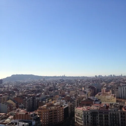 Atop La Sagrada Familia
