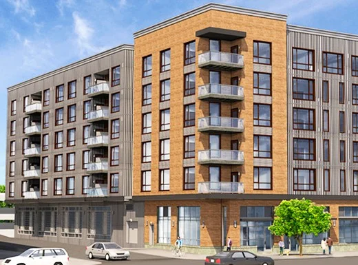 Deacon Development’s Laurel 42 multifamily project in the Hollywood neighborhood will be a six-story apartment building with 100 residential units, 2,000 square feet of street-level retail and 60 parking spaces with an automated, three-stack, mechan…