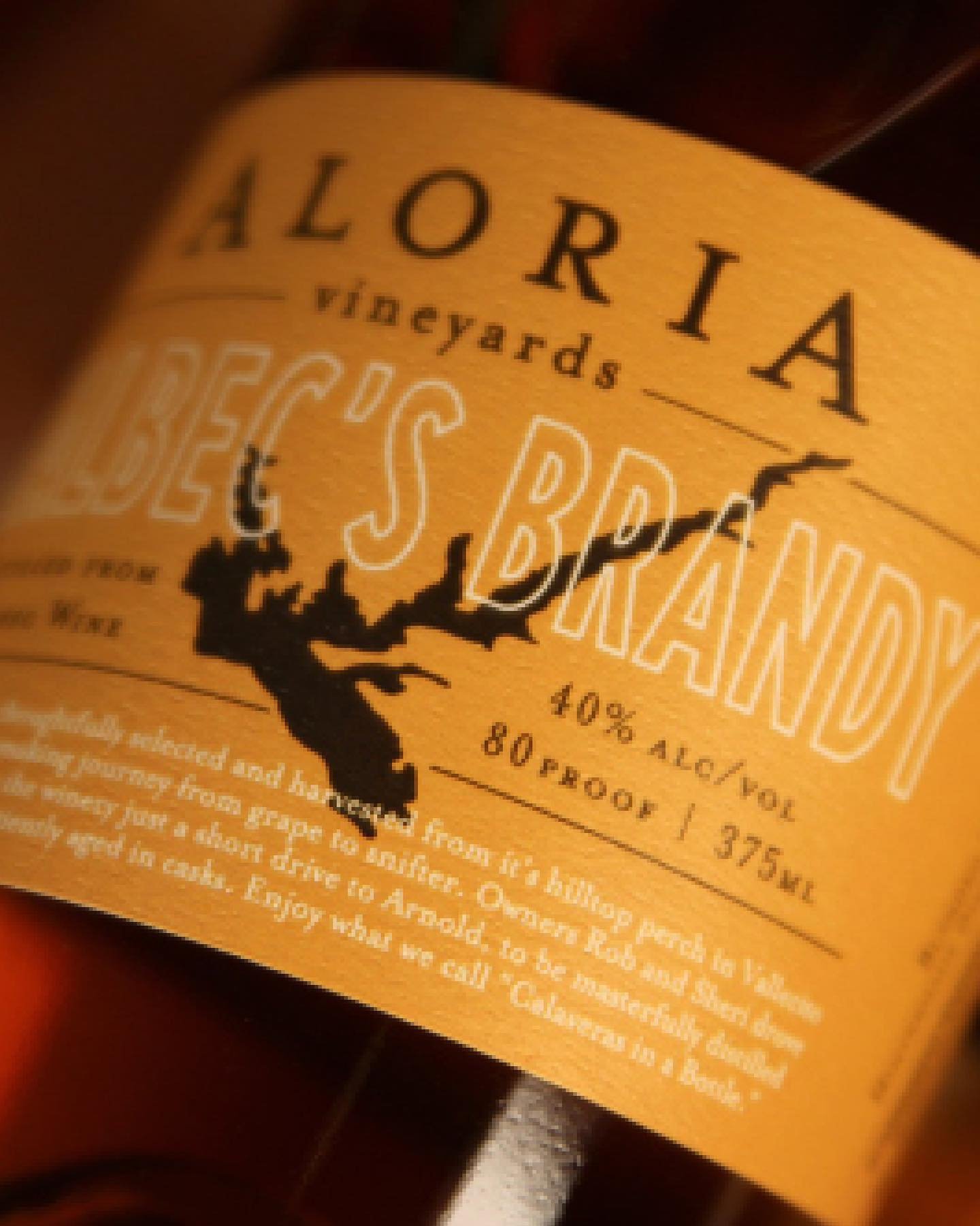 Label design for Aloria Vinyards Malbec&rsquo;s Brandy. 

#packagingdesign #spiritspackaging #labeldesign #beveragedesign @aloria.vineyards.wines @bluelabelpackaging