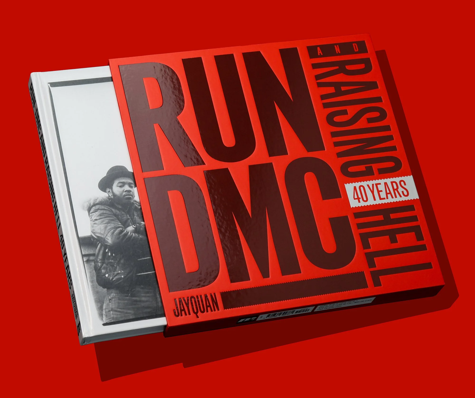 RUN DMC AND RAISING HELL 40 YEARS: BOOK AND SLIPCASE DESIGN