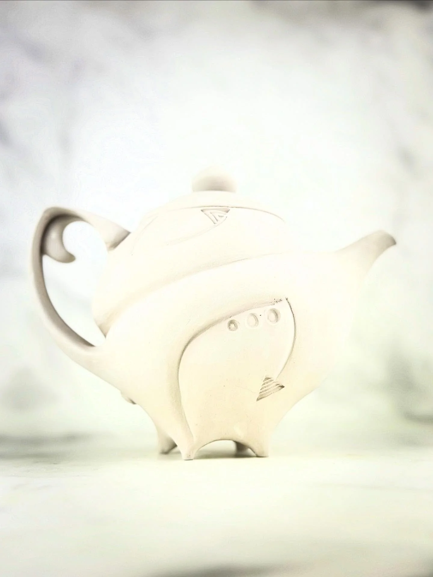 I&rsquo;ve got a few Teapots that I&rsquo;ll be firing in the upcoming #anagamakiln at @pleasant_hill_pottery 🔥 . . . Lots of work in progress to wrap up as we approach the loading, but I&rsquo;ll be carving out time for a 2nds sale this weekend.
.
