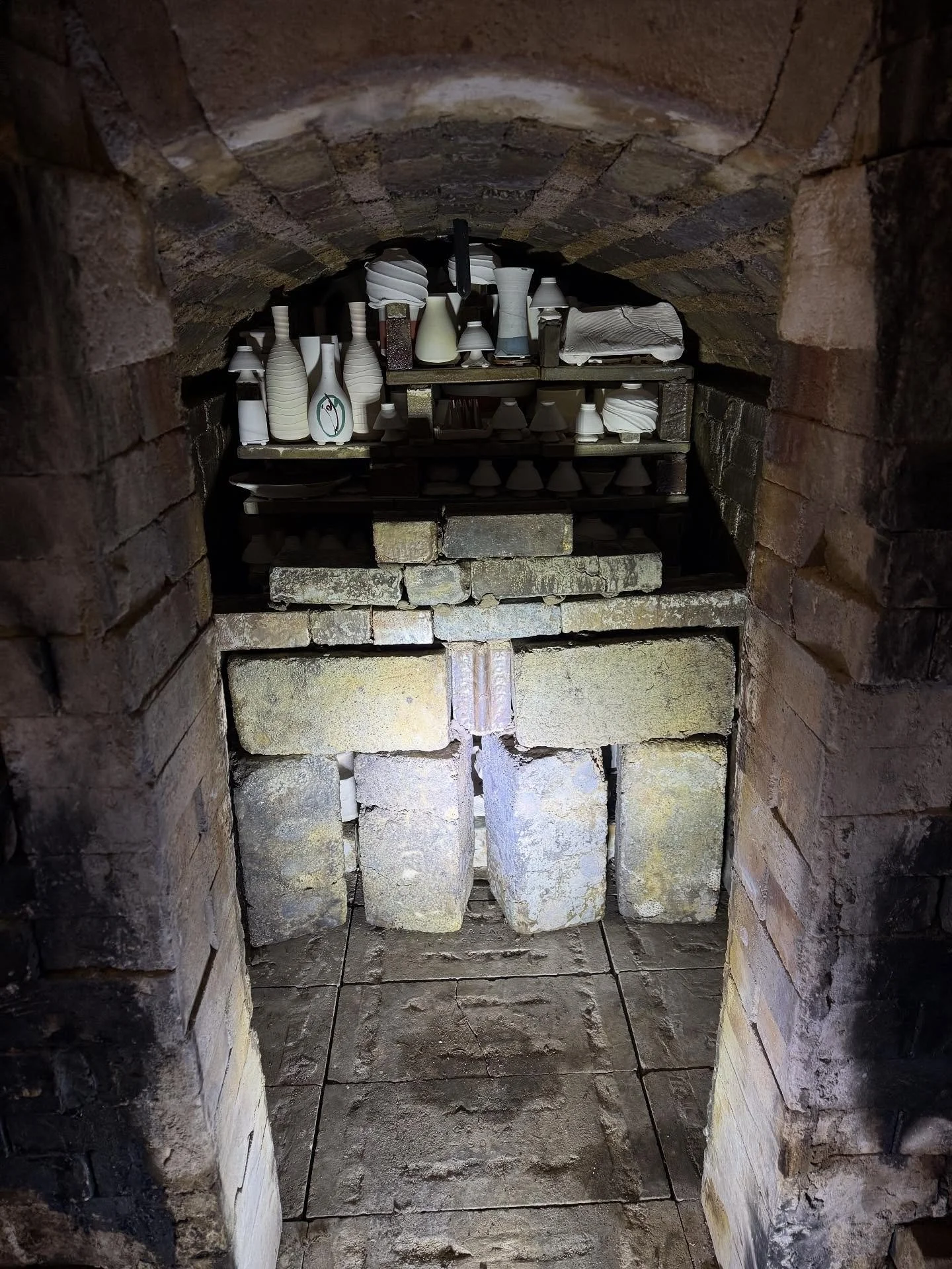 Snagged a few pics of the load at @pleasant_hill_pottery . . . . The care and intention involved in this bi-annual firing effort never ceases to amaze.  The firing will complete today . . . We end 2025 with excitement for what&rsquo;s to come.  Stay 