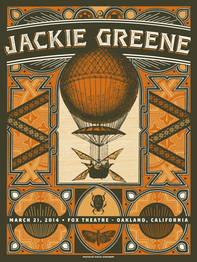 AUTOGRAPHED FOX THEATRE: MARCH 21, 2014 POSTER