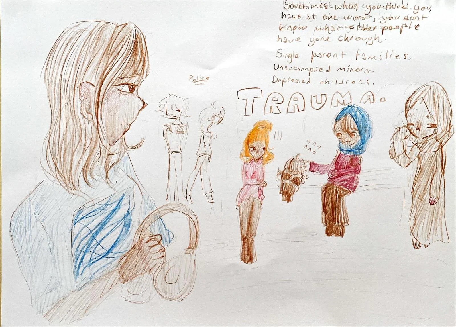 “We feel in prison on the island” - Artworks from Amnesty Report on Samos Refugee Camp