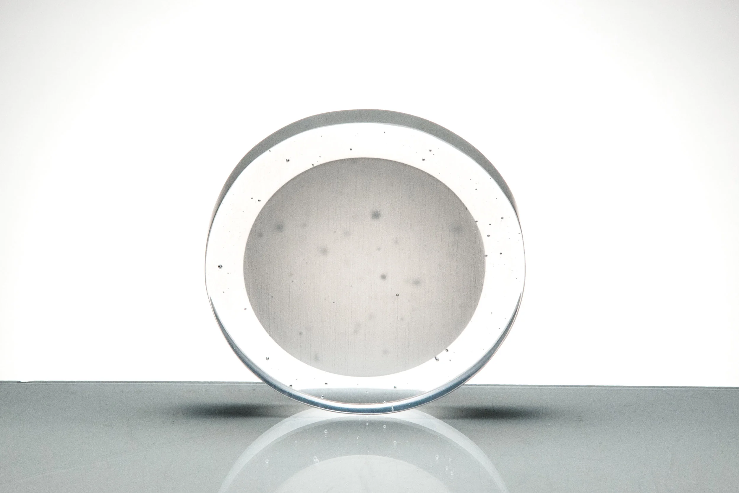 Form, VII Coldworked Glass 2.5" x 3" x 1" 2015