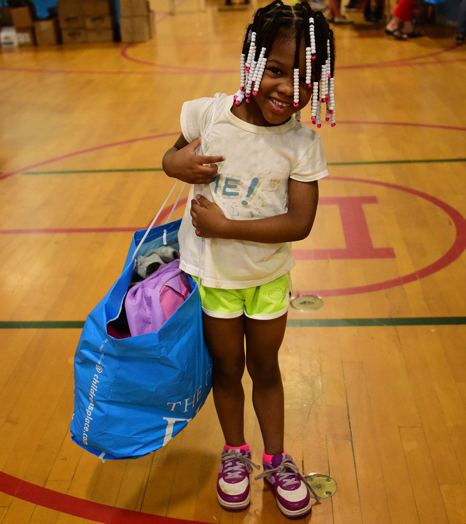Disadvantaged Children Treated To A Day Of 'School Shopping' In Stamford