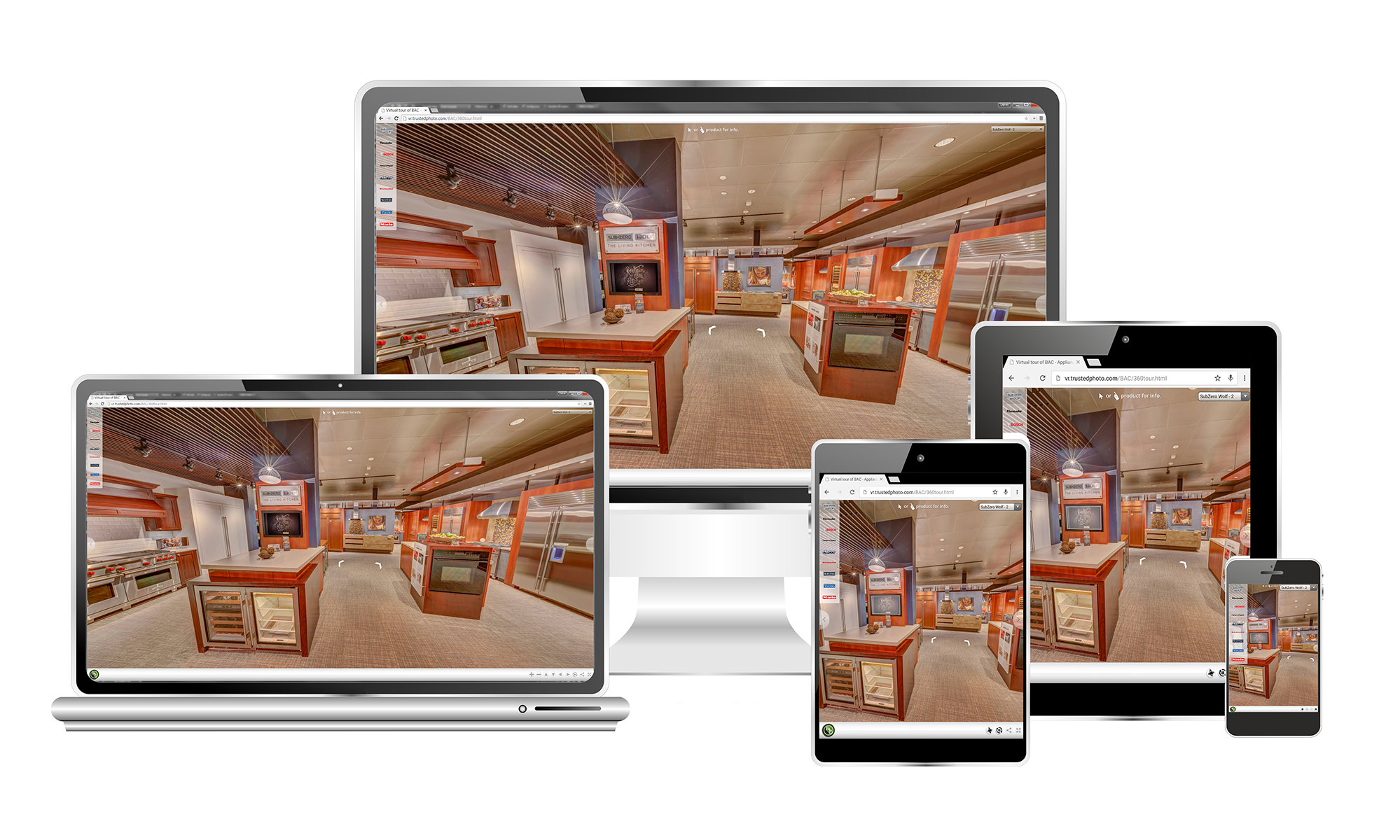 Click to view BAC Aplpiance Center's Custom 360° Experience