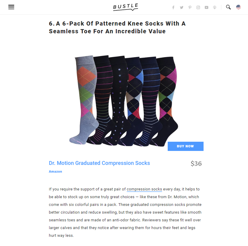 Graduated Compression Socks