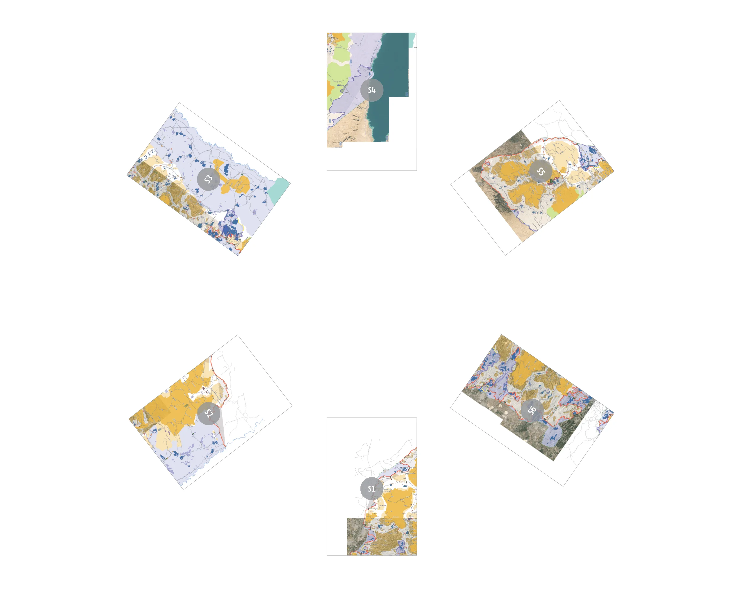 DIRECTION OF SARHA (VIRTUAL TOUR)The six sections as displayed in the gallery