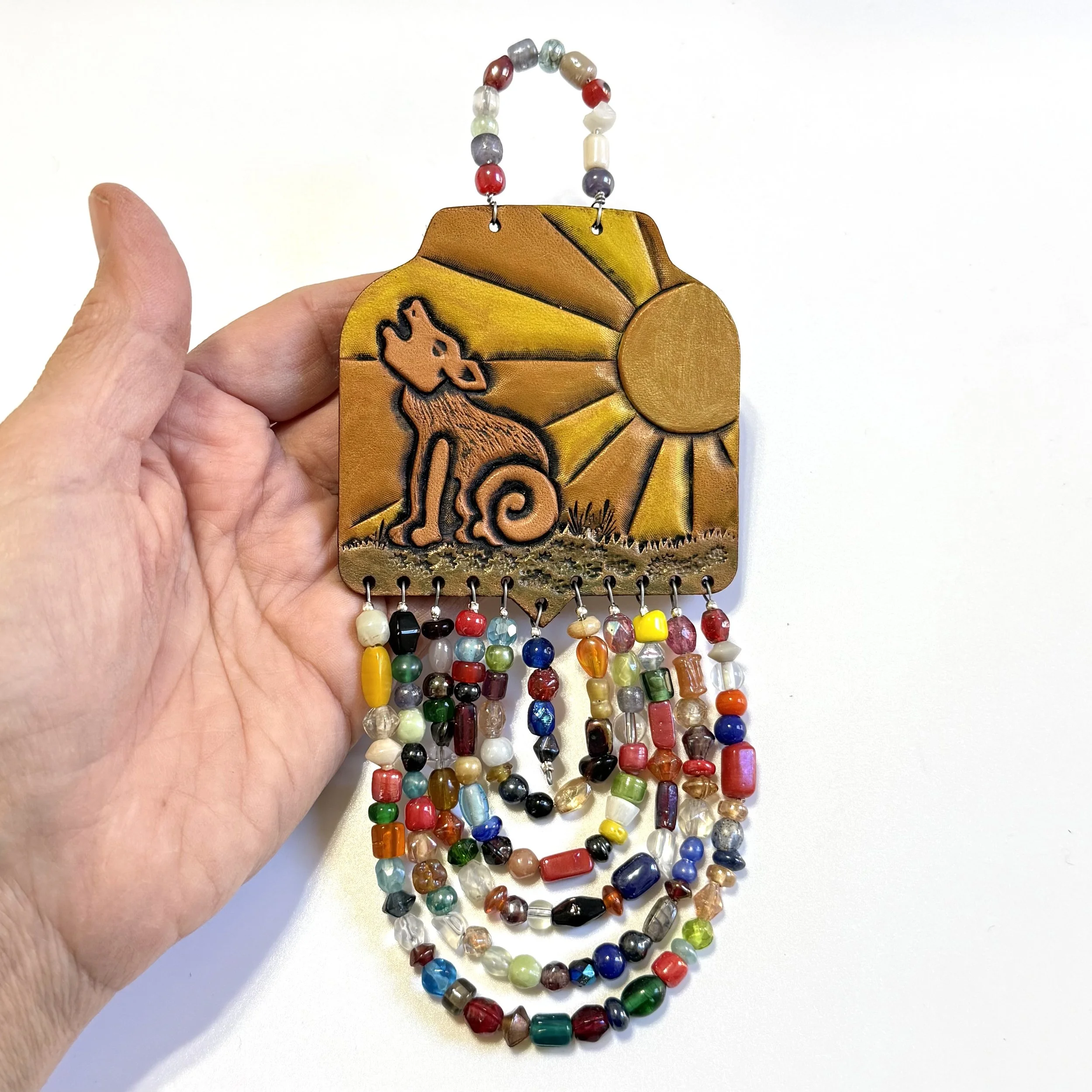 Dawn Howl with Multi Color Beads