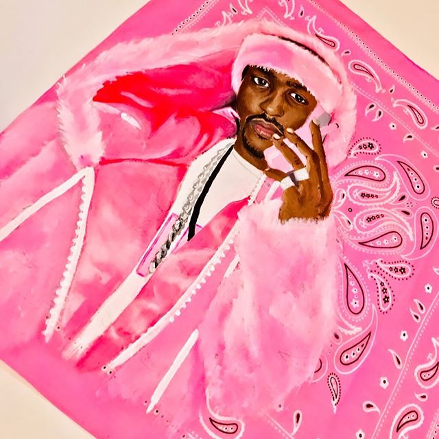 Pink Haze. 💖

Latest addition to my Bandanna Series. 
www.xcrossmyart.com @mr_camron @itzjust_paperz @jimjonescapo @dipsetcouture