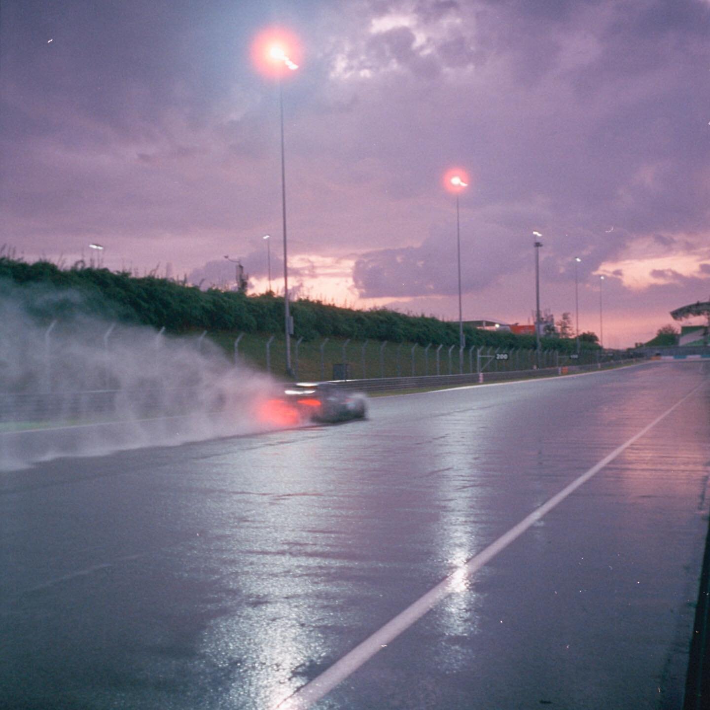 Malaysia 2020 tyre testing into the night.

We&rsquo;d spend over a week at the start of every season testing here, weather conditions were similar to mid season in Japan so setups and tyres were relevant. 
8 sets of new tyres a day. So much mileage‼