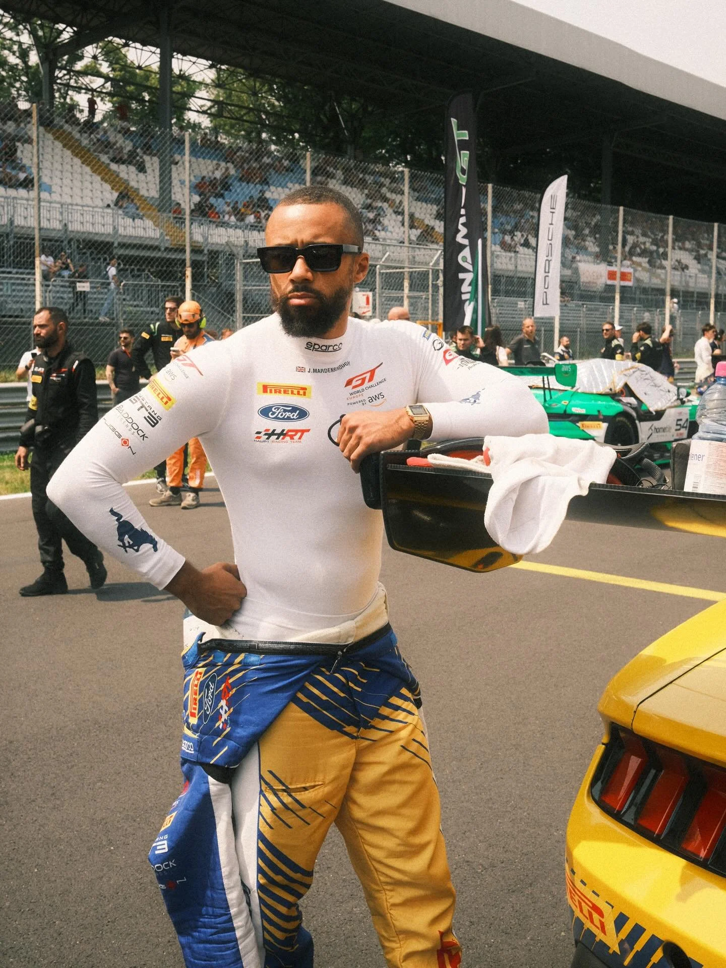 Looked to the people who were bright when it was dark Sunday over in Monza. Included supporters with objects for me to sign. Our Mustang took a beating, enough to retire early on race day. 
The big 24hrs of Spa is next. Let&rsquo;s see.