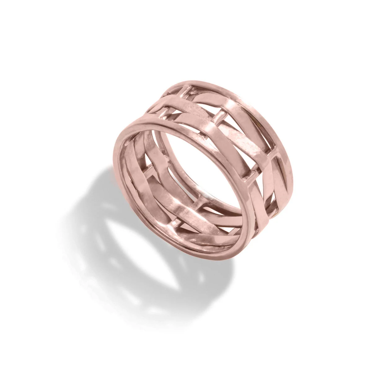 Rose Gold Woven Ring