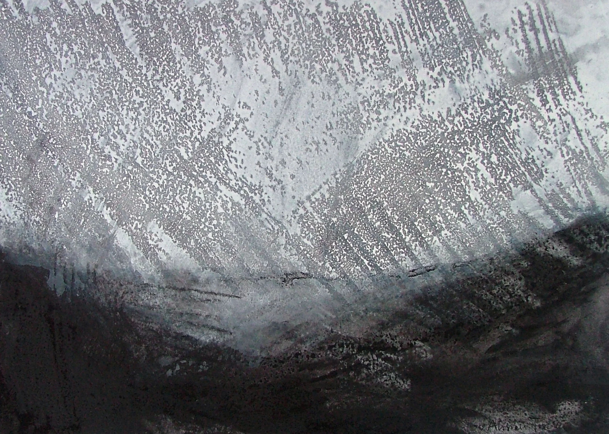 Blizzard on the Long Mynd