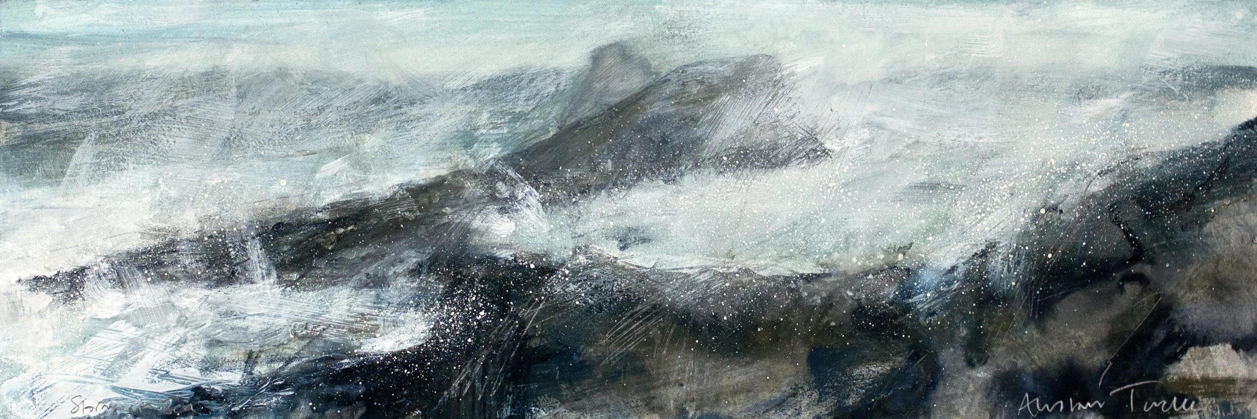 Storm at sea