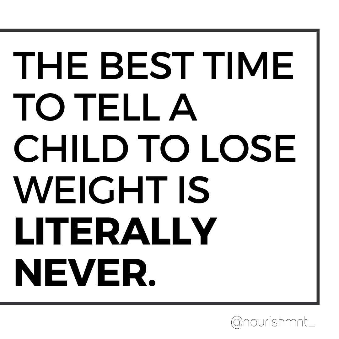 Talking to Children About Their Bodies and Weight — Blog — nourishmnt