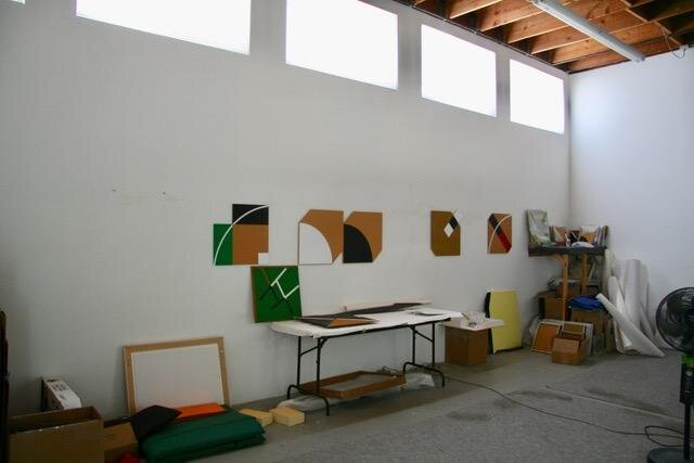 Fig. 7 - Tony DeLap studio interior, Corona del Mar