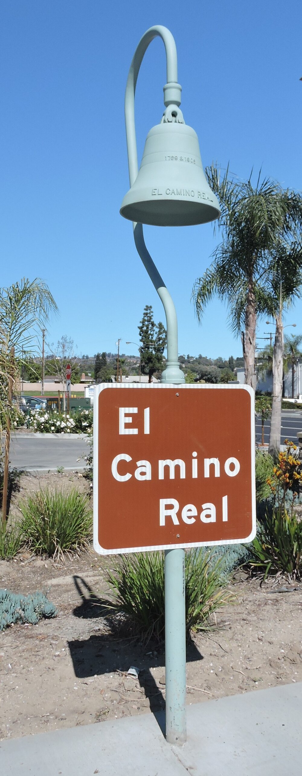 El Camino Real Marker, Whittier Boulevard and Hacienda Road, La Habra