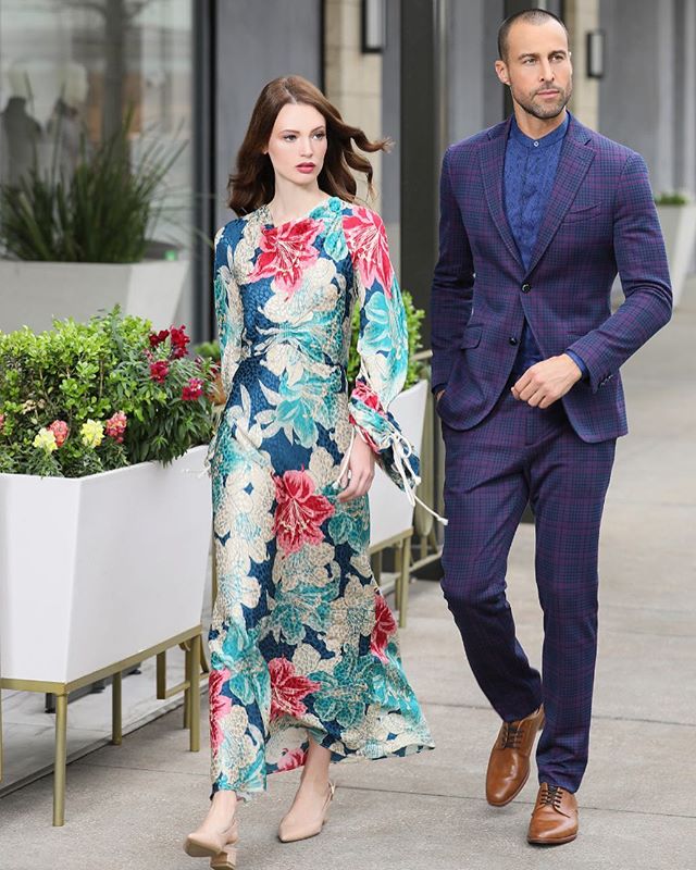 Our models making a fashion statement as they strut @etro&rsquo;s 2019 Spring Collection. What a fun shoot at River Oaks District with our amazing team-

Photographer: Michelle Larson @larsongroupcreative
Model: @thedantespencer @monajohannesson from