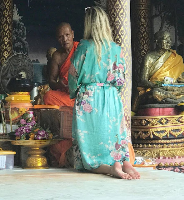 Blessing from a Monk