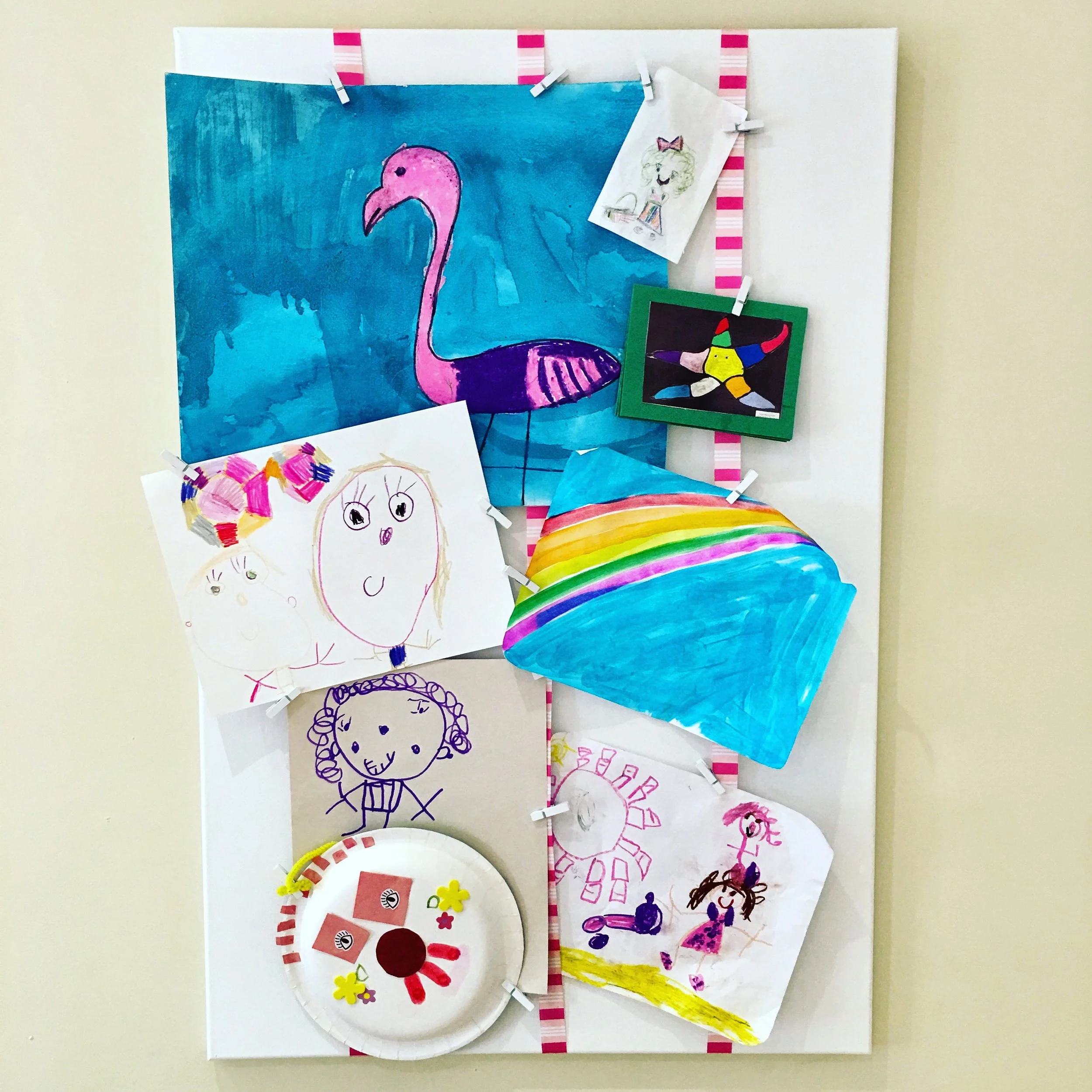 Showing Off Your Kid's Artwork 