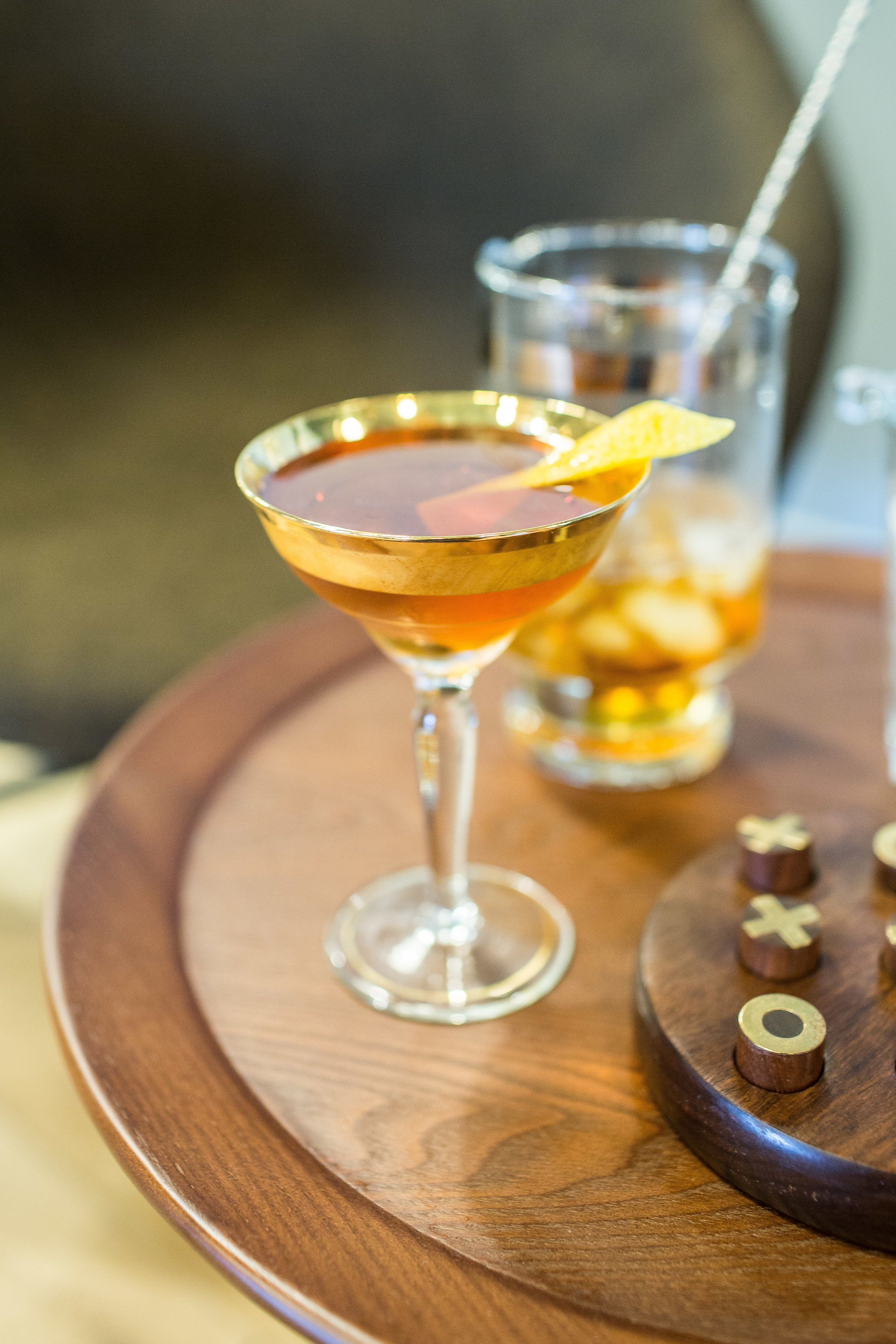 The Manhattan Modern Bar Cart