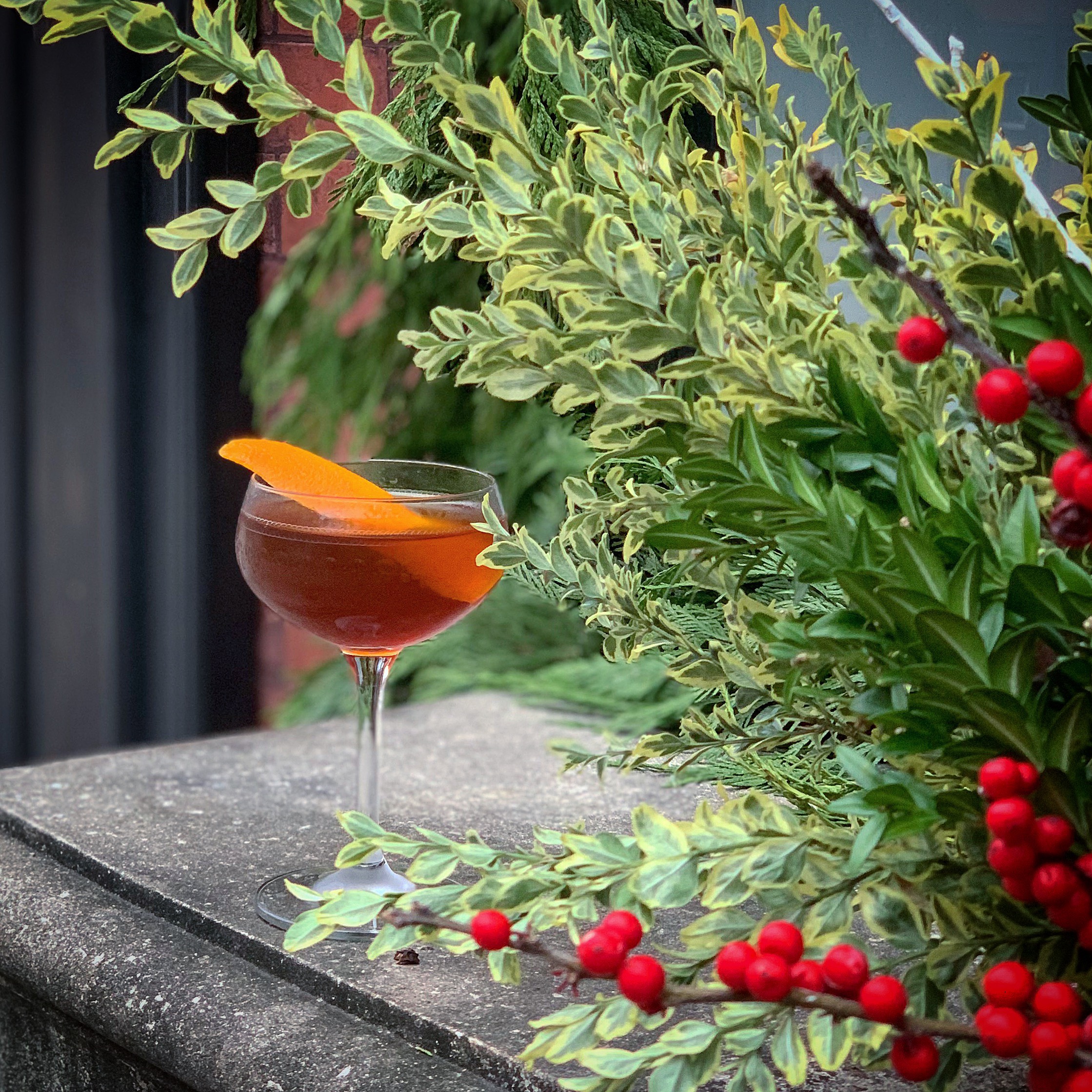 Low Road (Angostura Rum, Lacuesta Rojo Vermouth, Amaro Rabarbaro Sfumato, rose water)