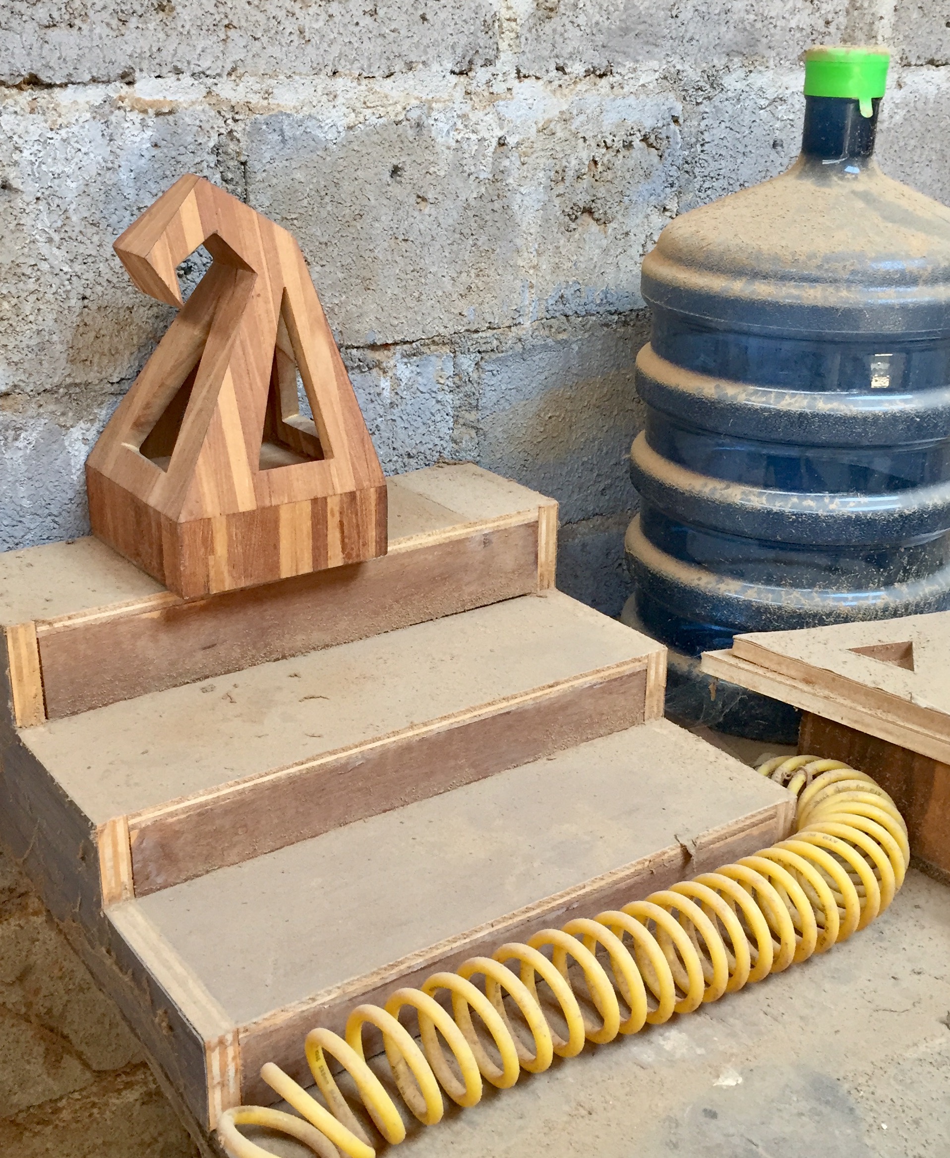 2018 SIMA Image Awards made from reclaimed teak spearfishing gun pieces. 
