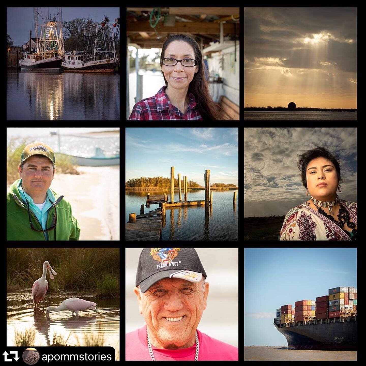 Much appreciation to @apommstories for taking a trip to learn more about coastal Louisiana. 
・・・
Processing all we saw and heard in the Louisiana delta, and looking forward to editing some of the stories soon. Many thanks to all the good folks who to