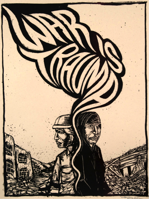 “War is Trauma: Soldier and Woman in Iraq” by Erik Ruin (United States, 2011)