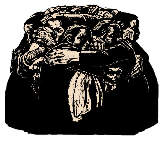 “The Mothers” by Käthe Kollwitz (Germany, 1922-23)