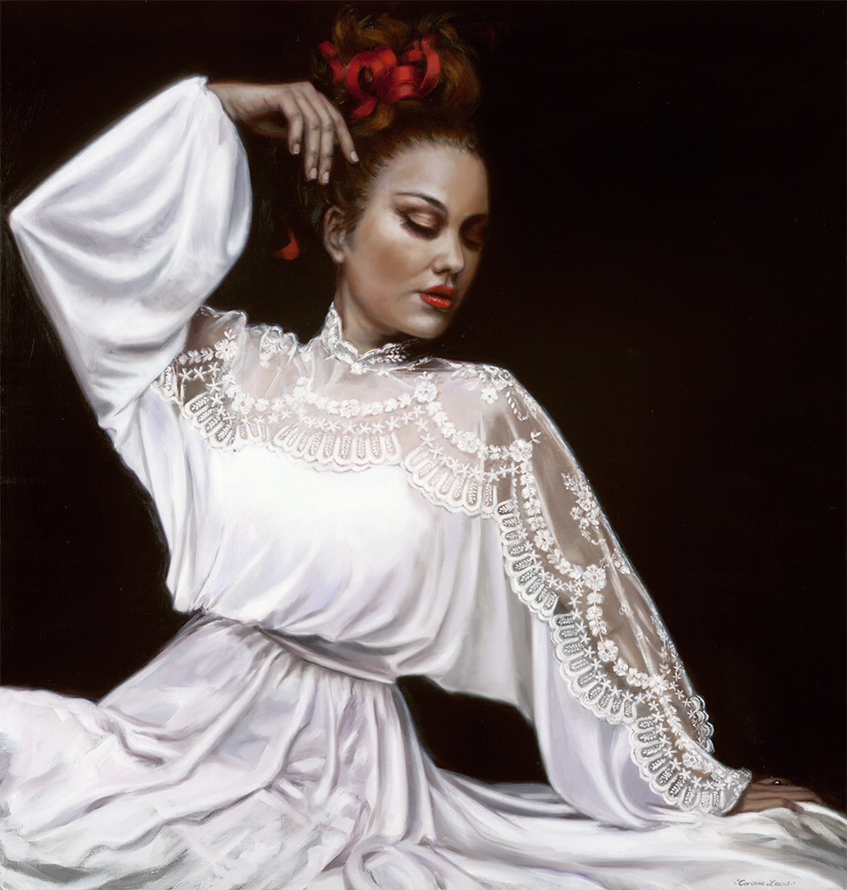 'Chanel' 100 x 100cm SOLD ©Corinne Lewis