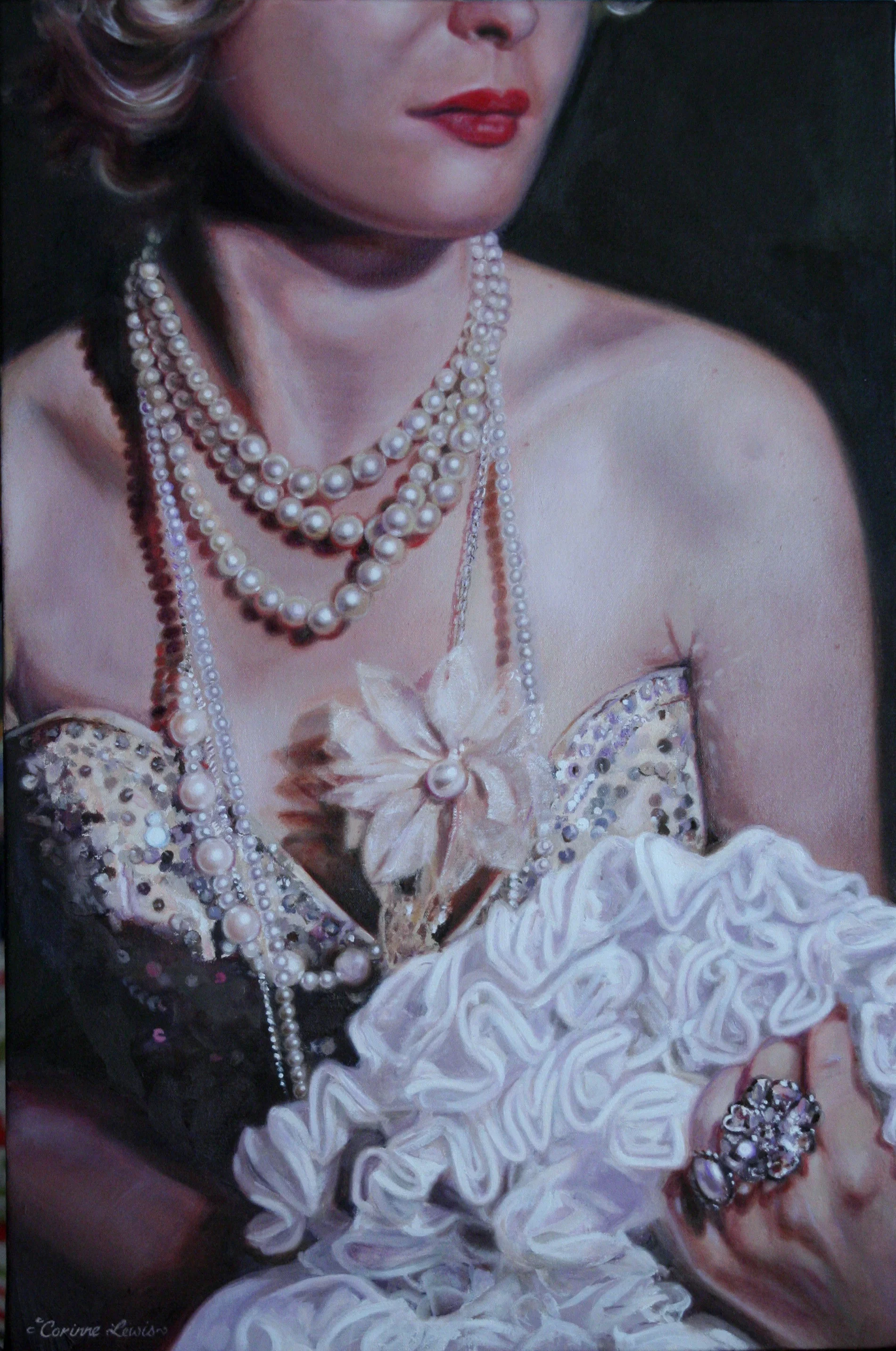 'Becoming Jane' 45 x 30cm SOLD ©Corinne Lewis