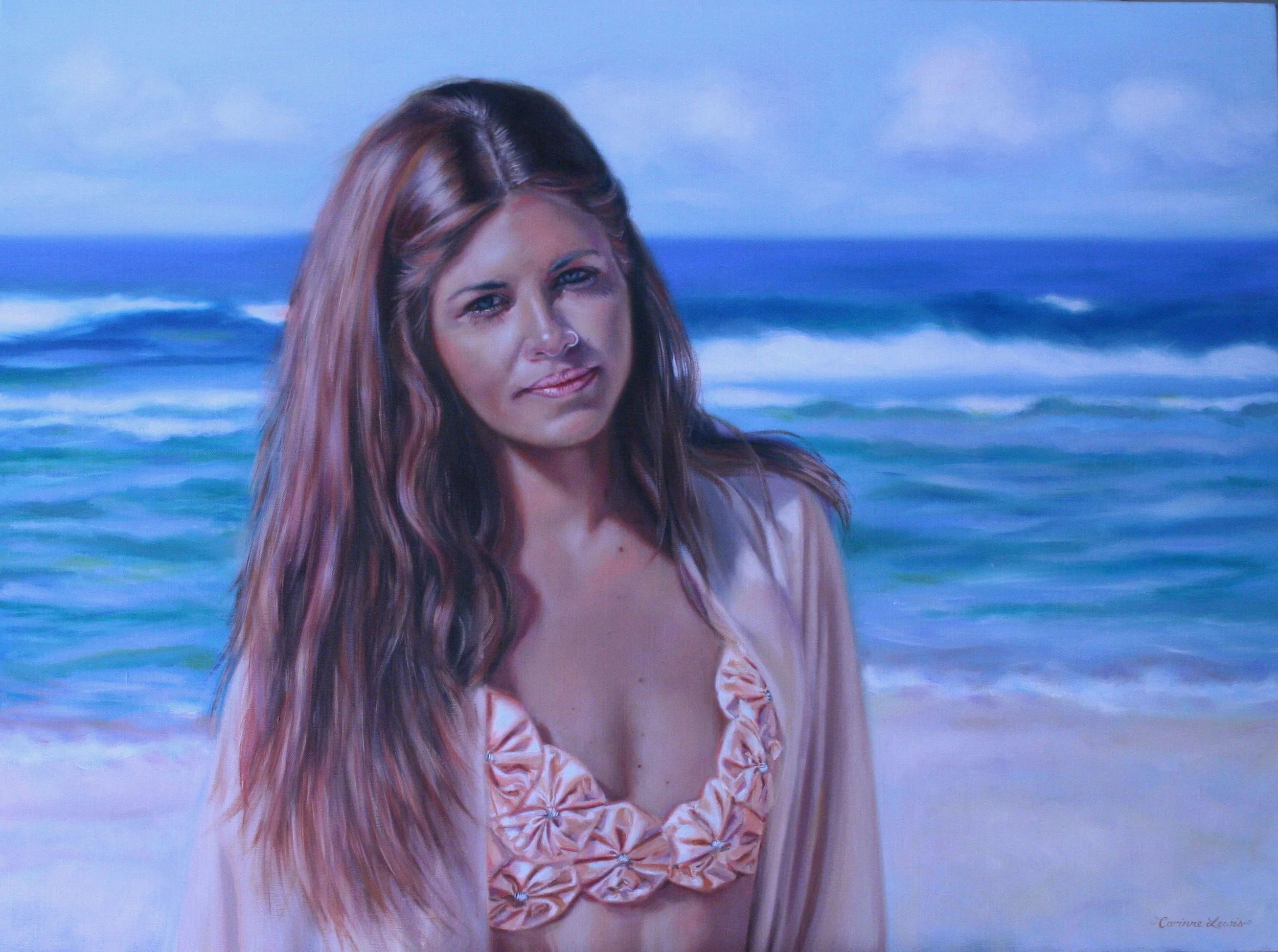 Portrait of Melody Jasmine Oil on Linen 90 x 60cm