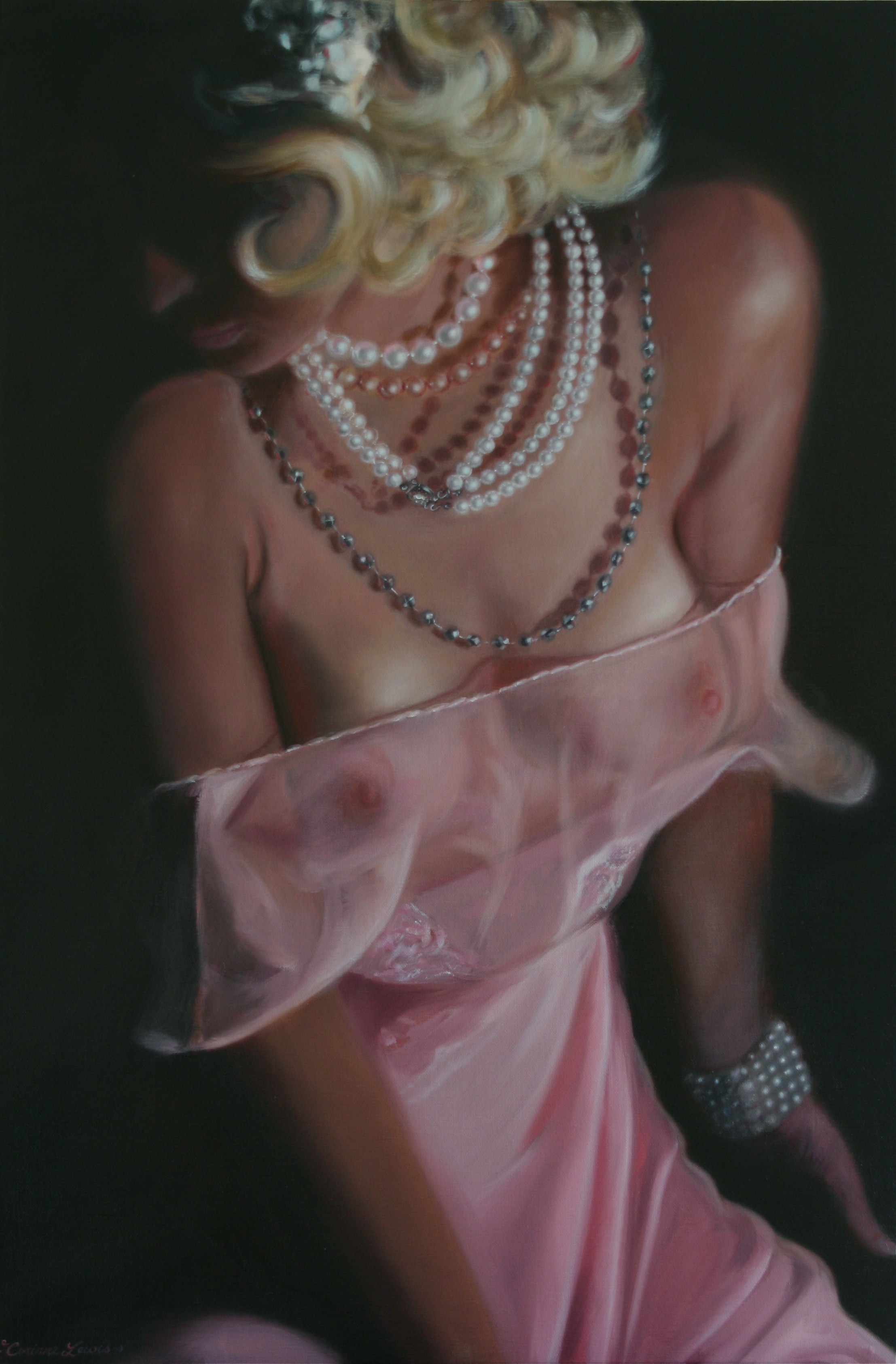 'Fear and Desire' 90 x 60cm SOLD ©Corinne Lewis