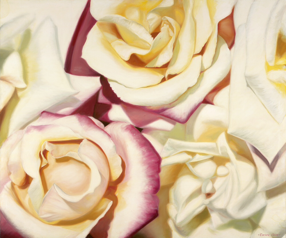 'Double Delights' 120 x 100cm SOLD ©Corinne Lewis