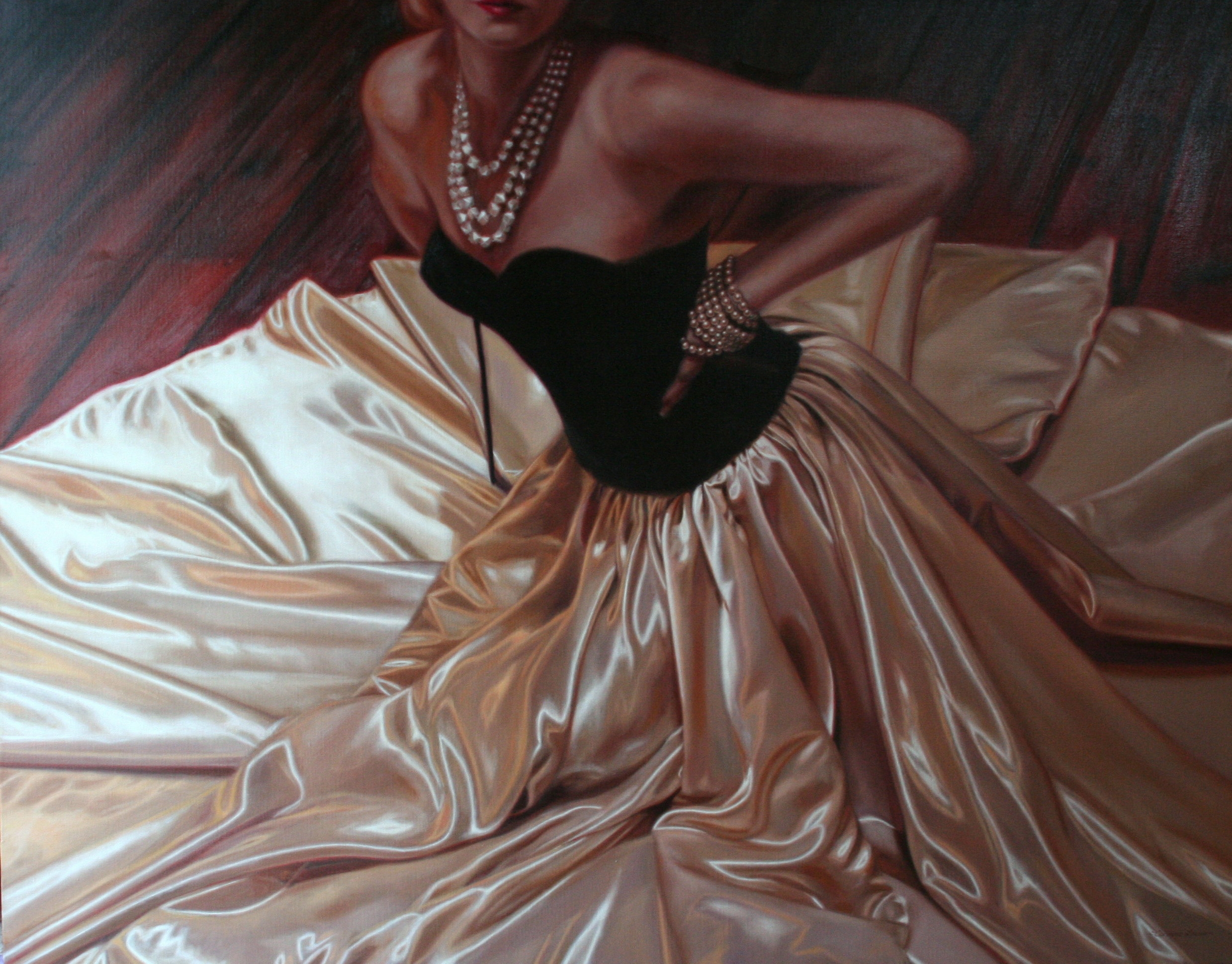 'The Glass Slipper' 130 x 103cm SOLD ©Corinne Lewis