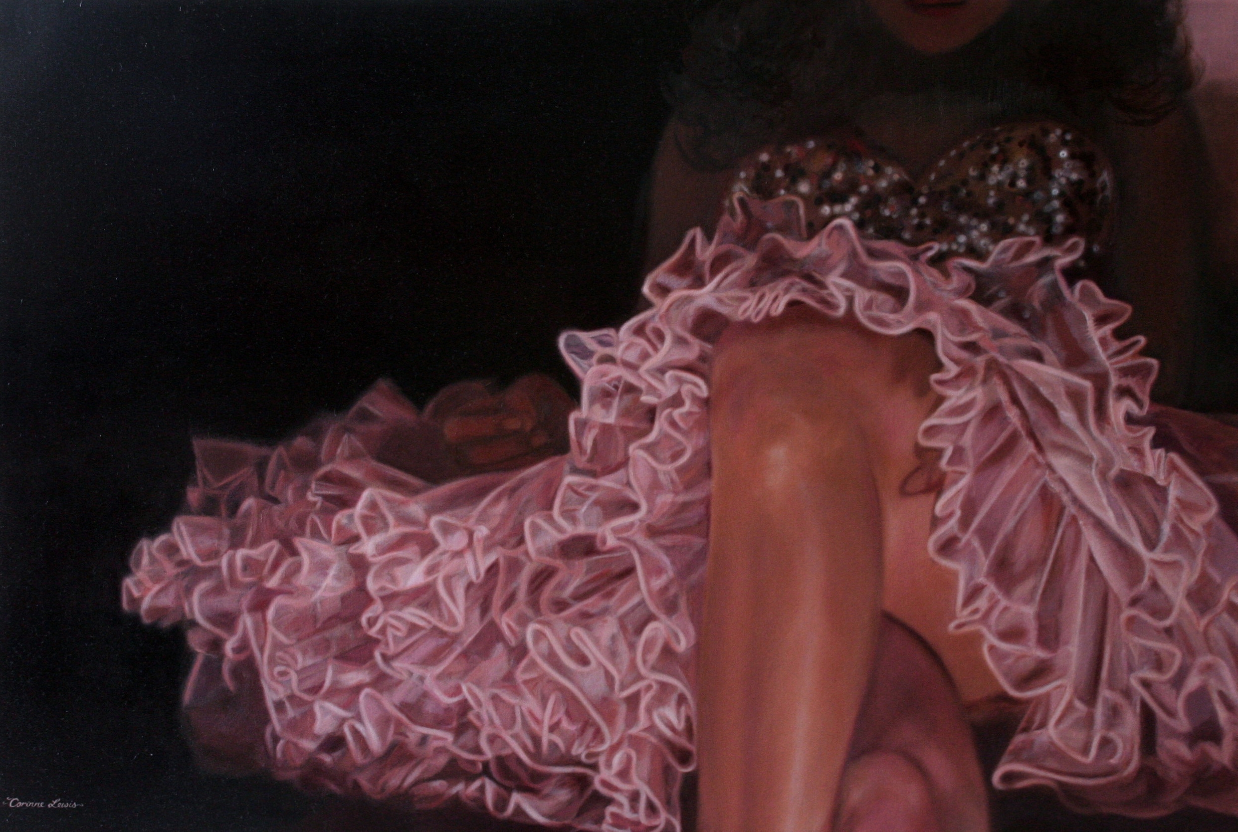 'The Dark Eyes of London' 106 x 71cm SOLD ©Corinne Lewis