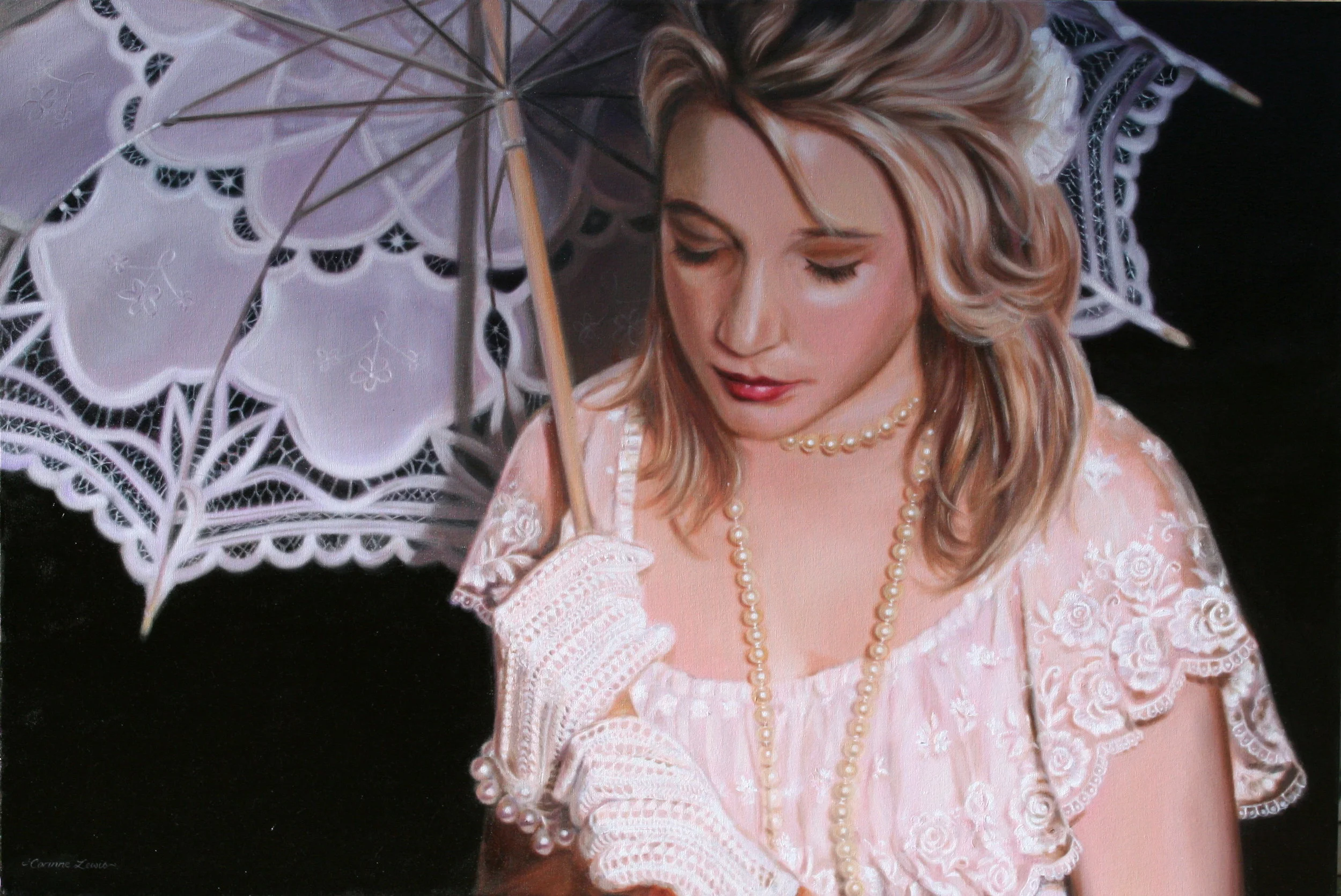 Portrait of Jessica Oil on Linen 100 x 65cm approx