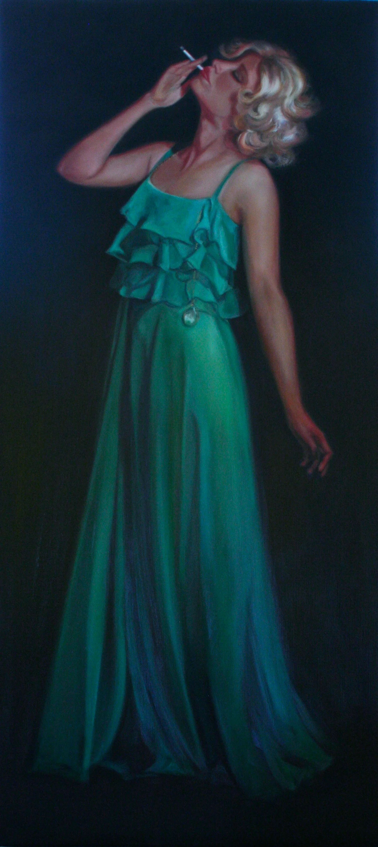 'Atonement' 130 x 65 SOLD ©Corinne Lewis