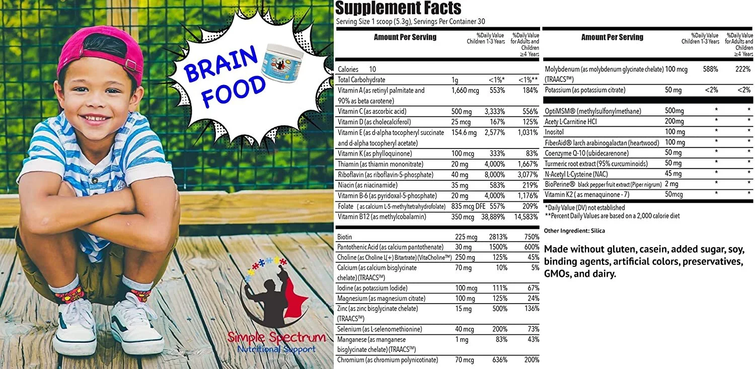 Simple Spectrum Supplement Powder 30 Servings HighPotency