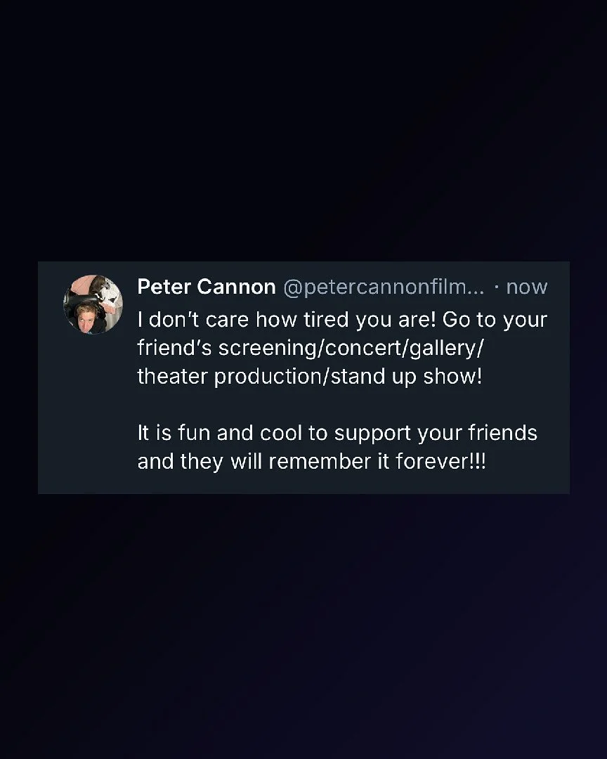 One of these is not cynical low hanging fruit, what&rsquo;s happening to me?

-

Something something I&rsquo;m a filmmaker and a screenwriter and follow me if you want to see more keywords like that. Letterboxd art writing cinema low budget filmmakin