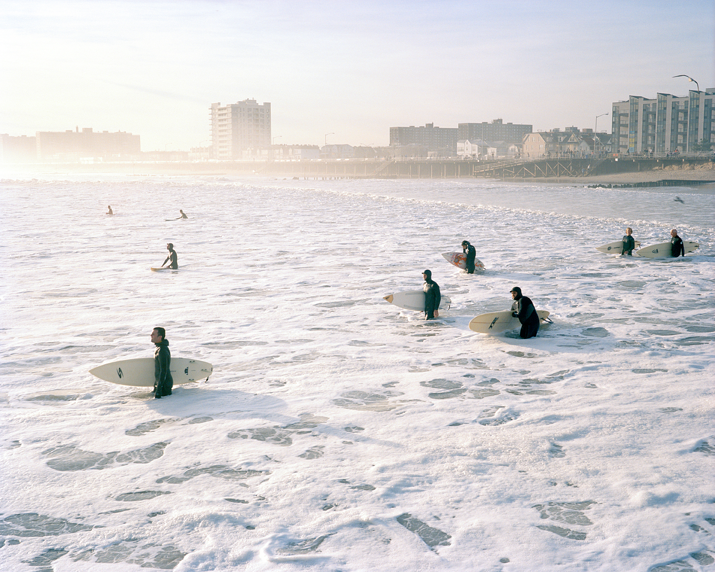  Surfers Wading Out, 2009          