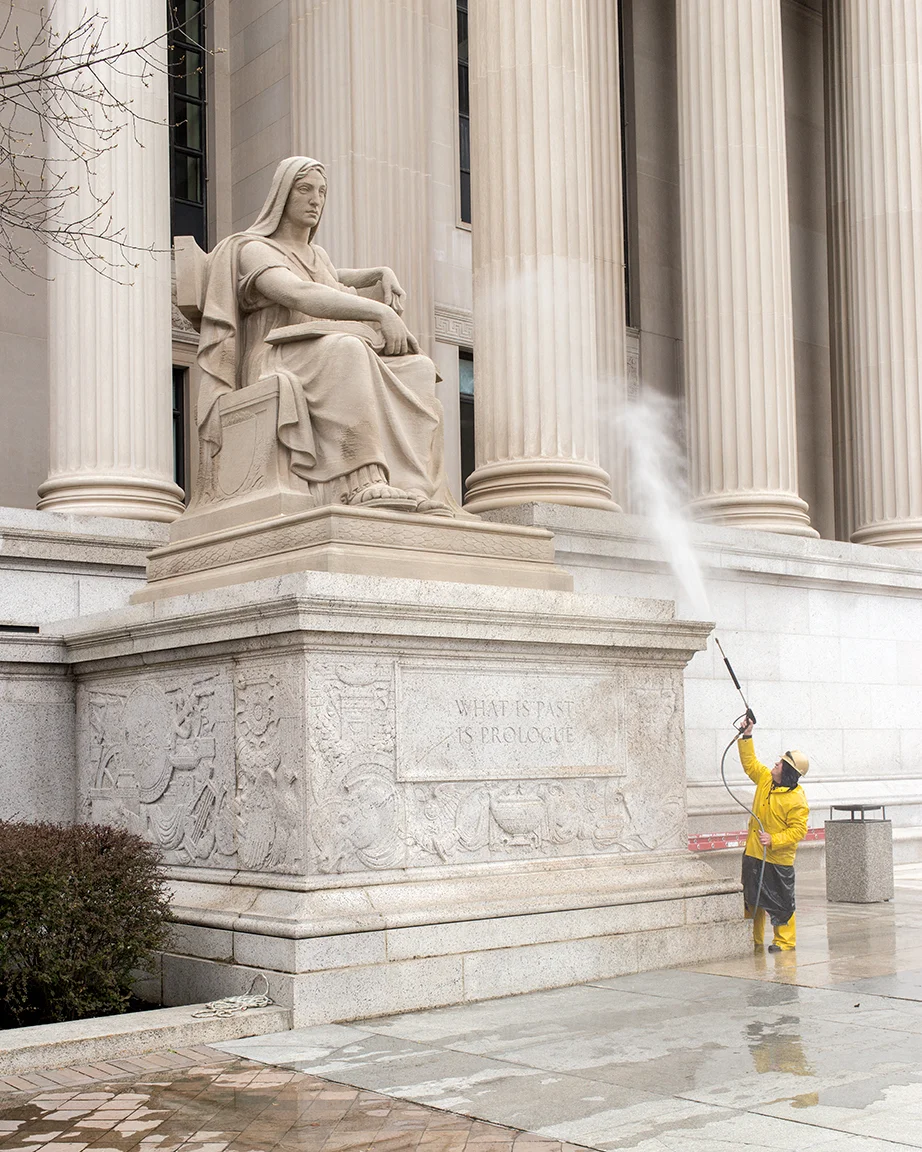 Statue Cleaning, 2018