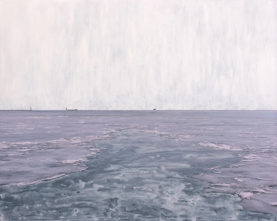 Chicago Ice, 2019 24 x 30 inches Acrylic on C-print