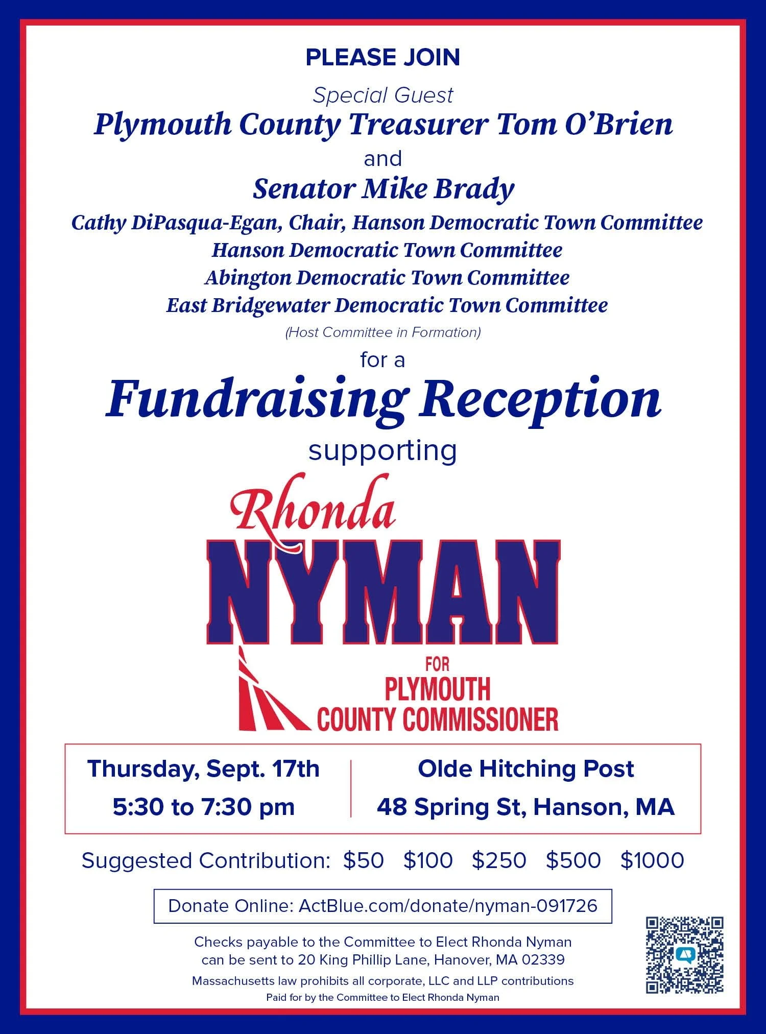 Rhonda Nyman Fundraiser