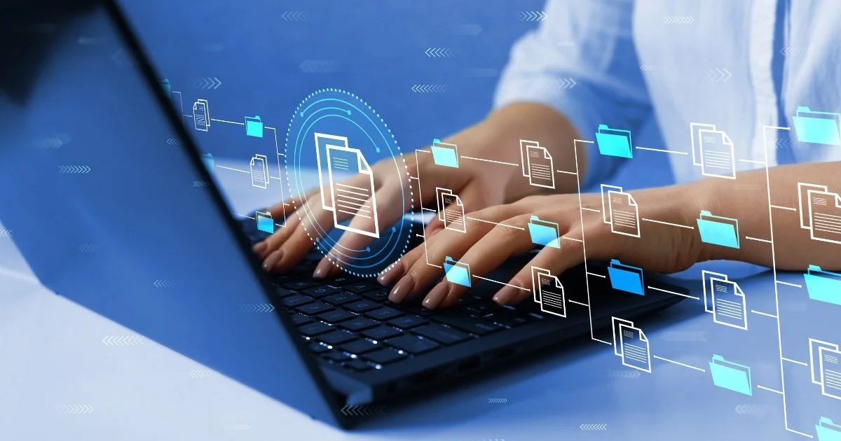 Search within old electronic documents