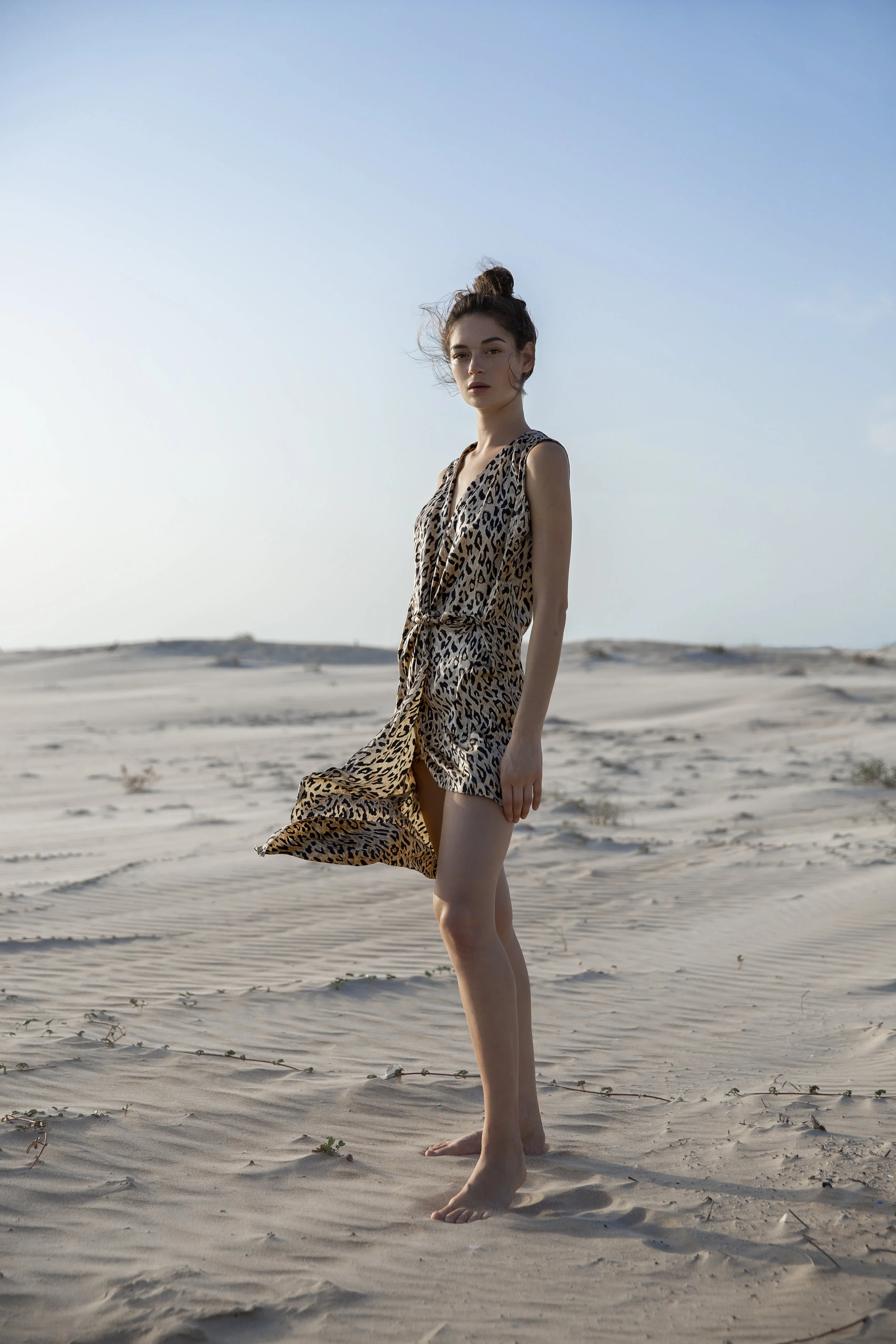Leopard Silk dress 